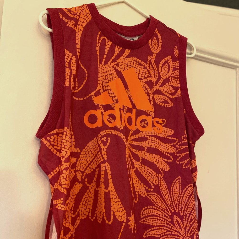 Adidas x Farm Rio - Adidas Farm Tank Top Vivid Berry Size Small